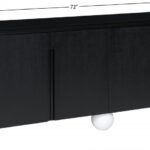 Cardiff Laquer And Oak Veneer Sideboard / Buffet