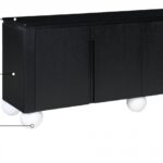 Cardiff Laquer And Oak Veneer Sideboard / Buffet