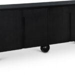 Cardiff Laquer And Oak Veneer Sideboard / Buffet