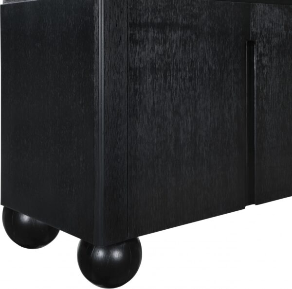 Cardiff Laquer And Oak Veneer Sideboard / Buffet