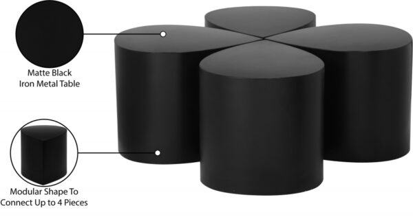 Petal Iron 4pc. Coffee Table