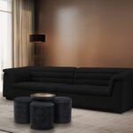 Petal Terrazzo Pattern Iron 4pc. Coffee Table