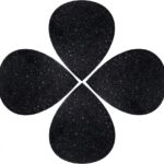 Petal Terrazzo Pattern Iron 4pc. Coffee Table