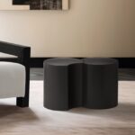 Dimple Iron Nesting 2pc. Modular End / Side Table
