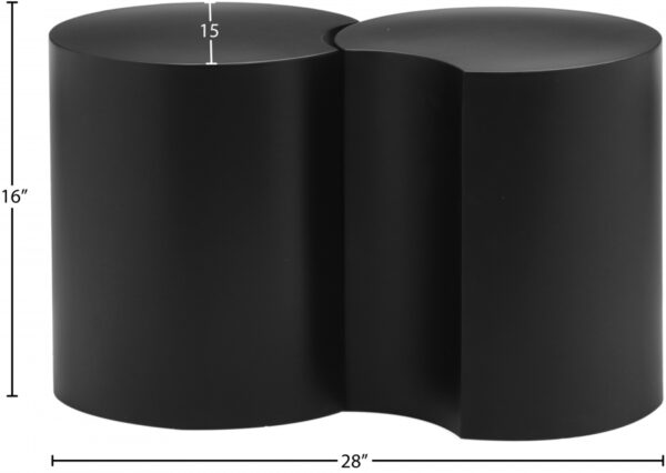Dimple Iron Nesting 2pc. Modular End / Side Table