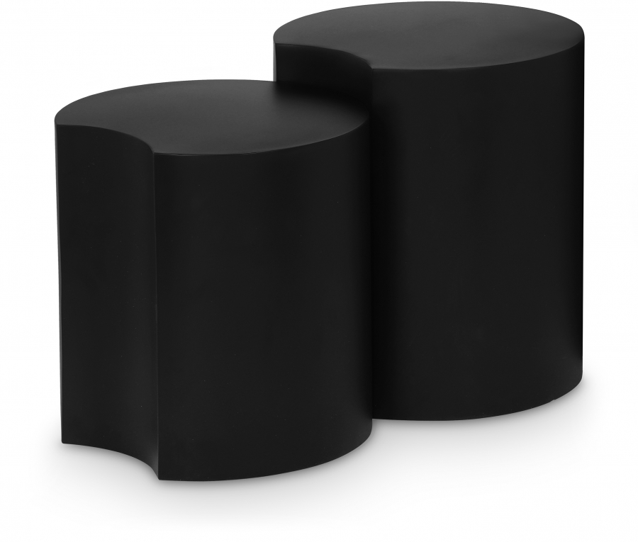 Dimple Iron Nesting 2pc. Modular End / Side Table