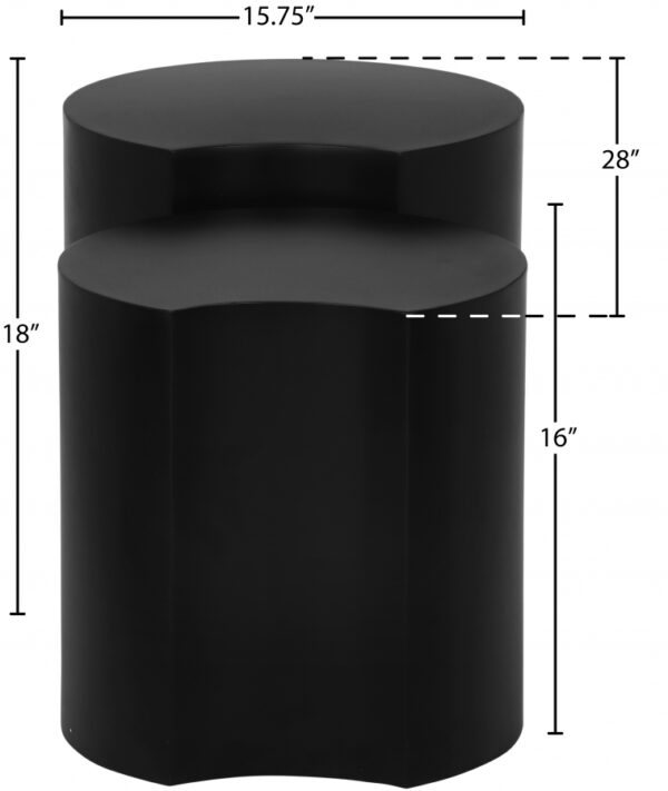 Dimple Iron Nesting 2pc. Modular End / Side Table