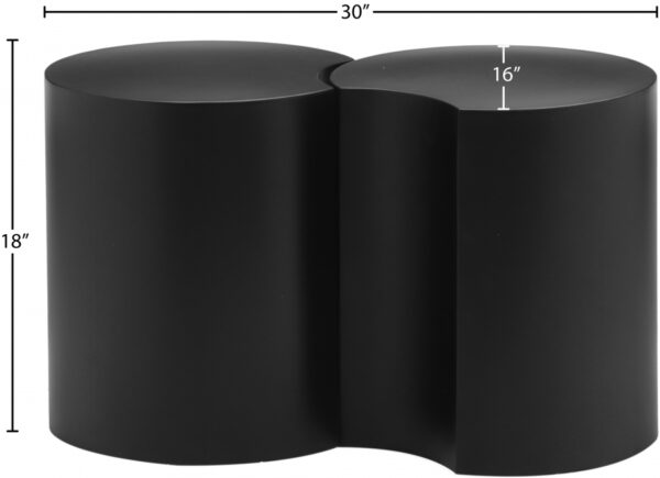 Dimple Iron Nesting 2pc. Modular End / Side Table
