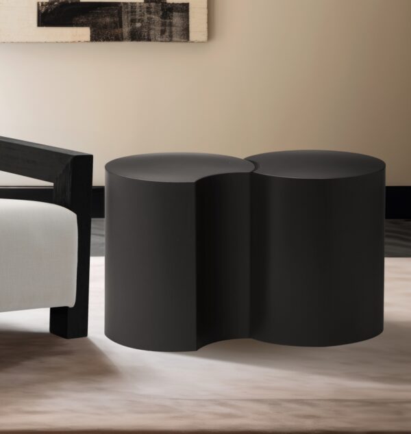 Dimple Iron Nesting 2pc. Modular End / Side Table