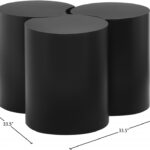 Dimple Iron Nesting 3pc. Modular Coffee Table