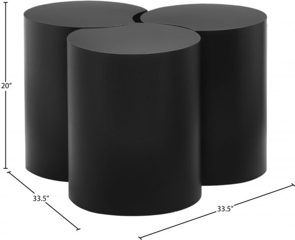 Dimple Iron Nesting 3pc. Modular Coffee Table