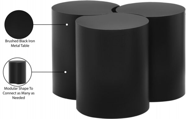 Dimple Iron Nesting 3pc. Modular Coffee Table