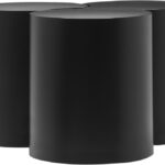 Dimple Iron Nesting 3pc. Modular Coffee Table