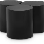 Dimple Iron Nesting 3pc. Modular Coffee Table