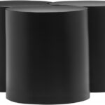 Dimple Iron Nesting 3pc. Modular Coffee Table