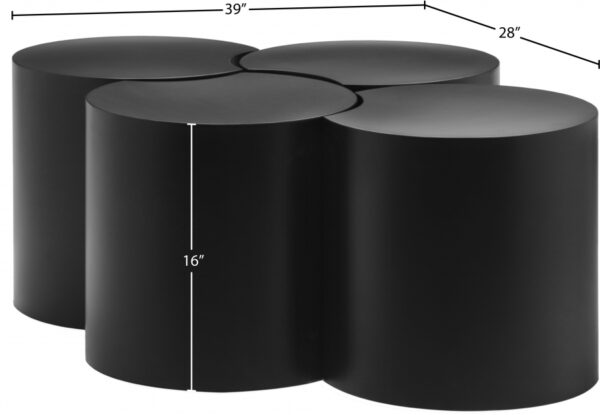 Dimple Iron Nesting 4pc. Modular Coffee Table