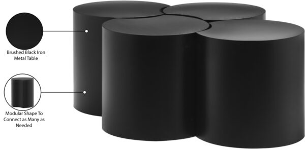 Dimple Iron Nesting 4pc. Modular Coffee Table