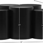 Dimple Iron Nesting 5pc. Modular Coffee Table