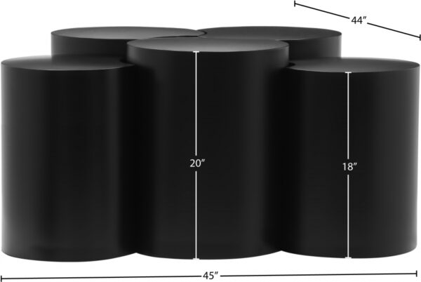 Dimple Iron Nesting 5pc. Modular Coffee Table