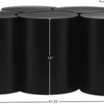 Dimple Iron Nesting 5pc. Modular Coffee Table
