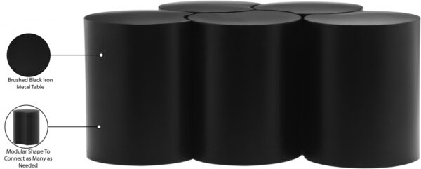 Dimple Iron Nesting 5pc. Modular Coffee Table