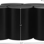 Dimple Iron Nesting 5pc. Modular Coffee Table