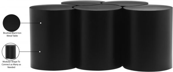 Dimple Iron Nesting 5pc. Modular Coffee Table