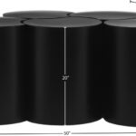 Dimple Iron Nesting 5pc. Modular Coffee Table