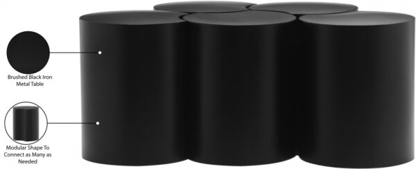 Dimple Iron Nesting 5pc. Modular Coffee Table