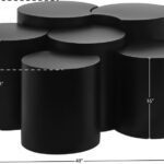 Dimple Iron Nesting 6pc. Modular Coffee Table