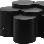 Dimple Iron Nesting 6pc. Modular Coffee Table
