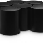 Dimple Iron Nesting 6pc. Modular Coffee Table