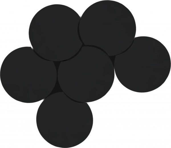 Dimple Iron Nesting 6pc. Modular Coffee Table