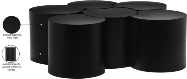 Dimple Iron Nesting 6pc. Modular Coffee Table