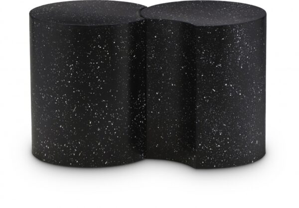 Dimple Terrazzo Pattern Iron Nesting 2pc. Modular End / Side Table