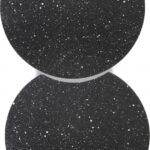 Dimple Terrazzo Pattern Iron Nesting 2pc. Modular End / Side Table