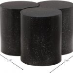 Dimple Terrazzo Pattern Iron Nesting 3pc. Modular Coffee Table
