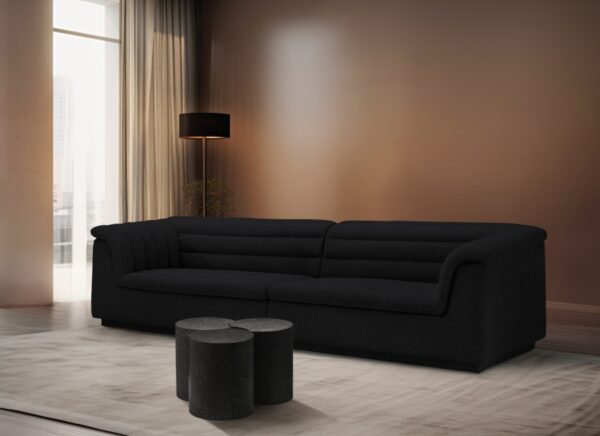 Dimple Terrazzo Pattern Iron Nesting 3pc. Modular Coffee Table