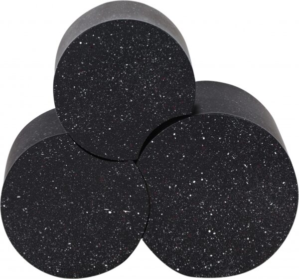 Dimple Terrazzo Pattern Iron Nesting 3pc. Modular Coffee Table