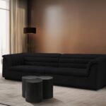 Dimple Terrazzo Pattern Iron Nesting 3pc. Modular Coffee Table