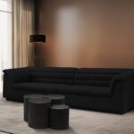 Dimple Terrazzo Pattern Iron Nesting 4pc. Modular Coffee Table