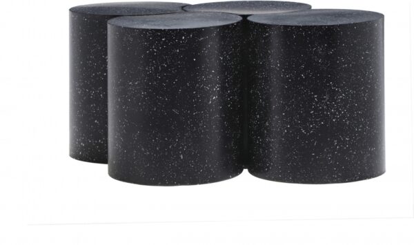 Dimple Terrazzo Pattern Iron Nesting 4pc. Modular Coffee Table