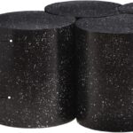 Dimple Terrazzo Pattern Iron Nesting 4pc. Modular Coffee Table