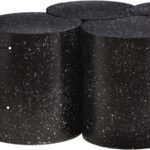Dimple Terrazzo Pattern Iron Nesting 4pc. Modular Coffee Table