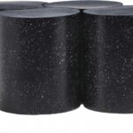 Dimple Terrazzo Pattern Iron Nesting 4pc. Modular Coffee Table