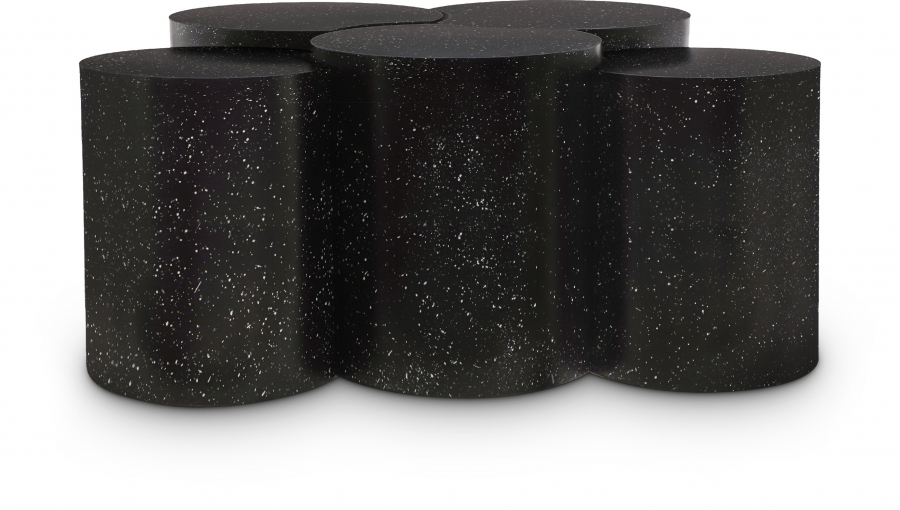 Dimple Terrazzo Pattern Iron Nesting 5pc. Modular Coffee Table