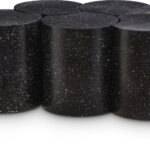 Dimple Terrazzo Pattern Iron Nesting 5pc. Modular Coffee Table