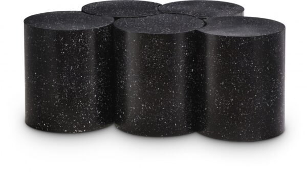Dimple Terrazzo Pattern Iron Nesting 5pc. Modular Coffee Table