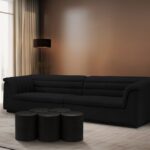 Dimple Terrazzo Pattern Iron Nesting 5pc. Modular Coffee Table