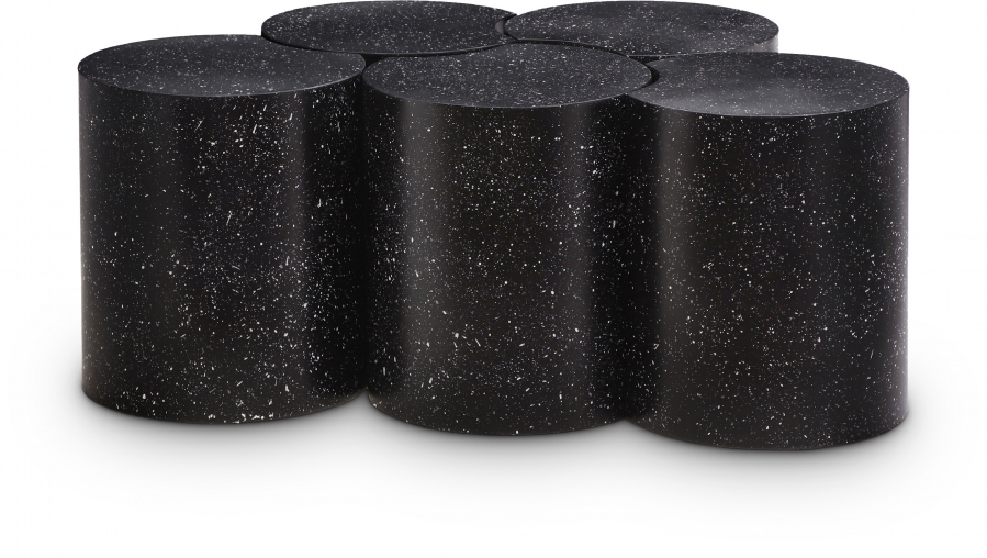 Dimple Terrazzo Pattern Iron Nesting 5pc. Modular Coffee Table
